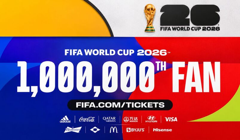 FIFA World Cup 2026 Reaches 1 Million Fans